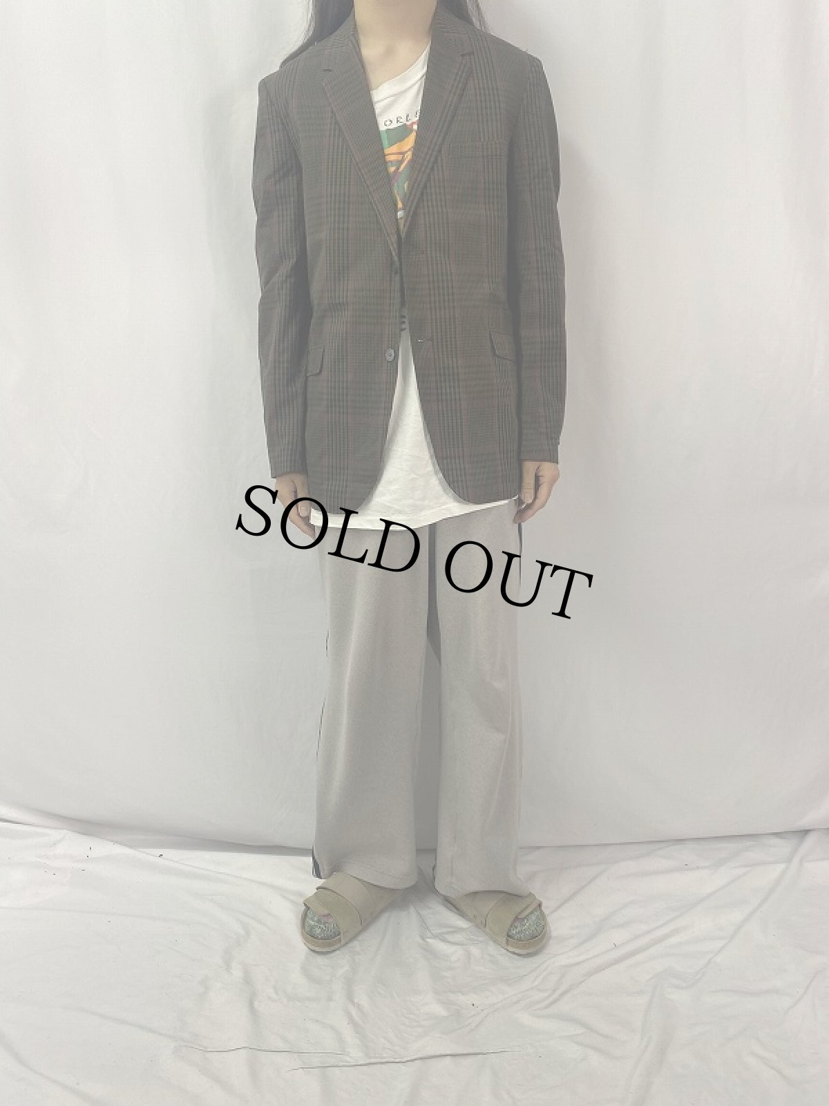 画像2: 60〜70's TOWNCRAFT PENN-PREST チェック柄 テーラードジャケット (2)