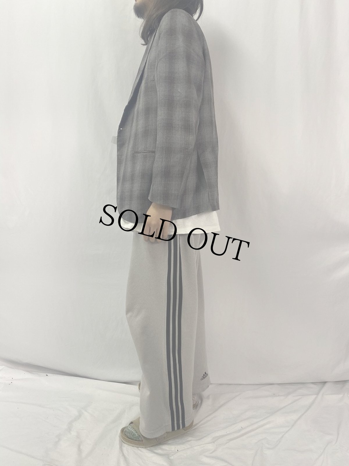 画像3: 70's EAGLE CLOTHES オンブレーチェック柄 テーラードジャケット  (3)