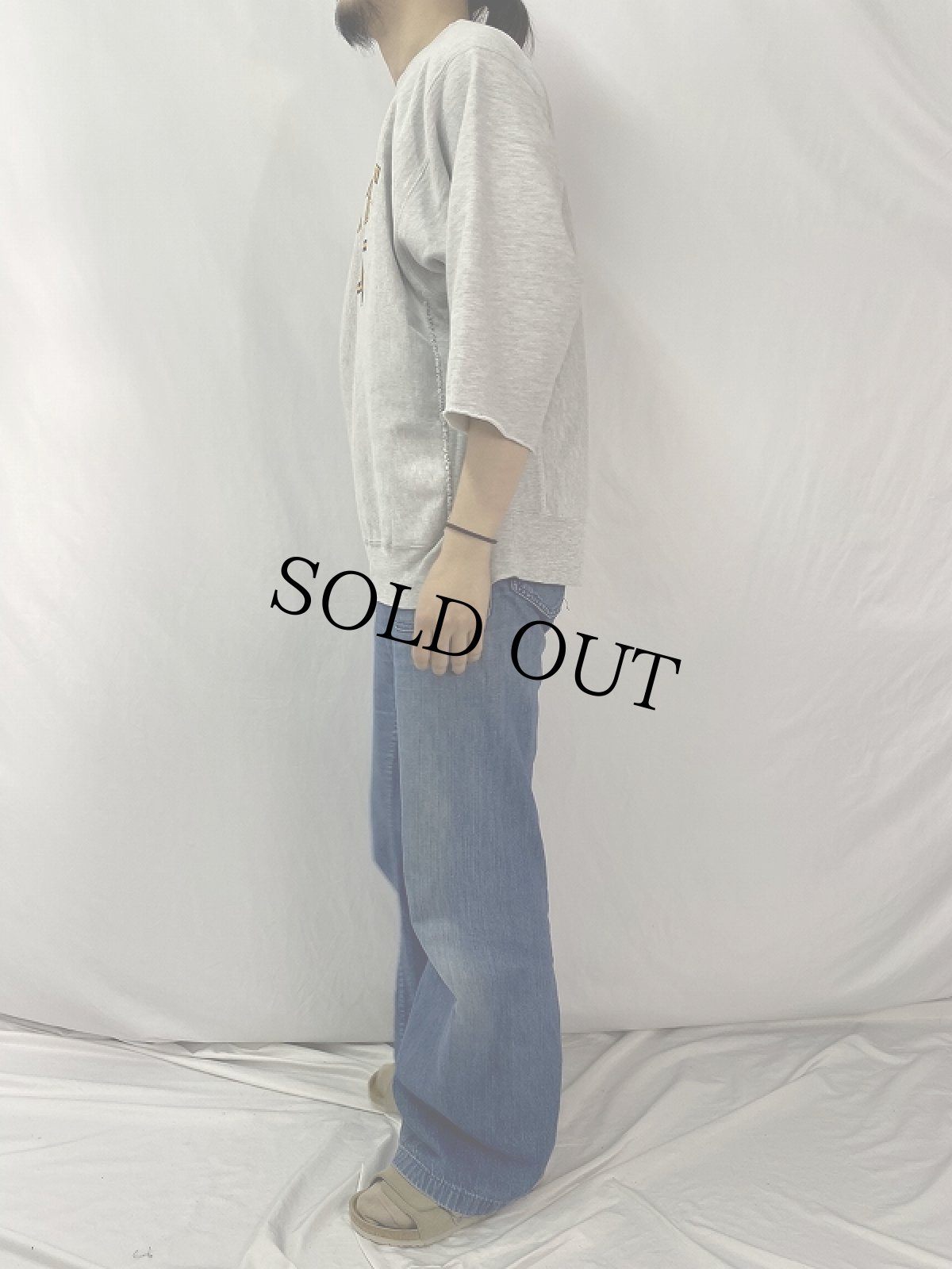 画像3: 80's Champion REVERSE WEAVE USA製 トリコタグ "NOTRE DAME" カットオフスウェット XL (3)