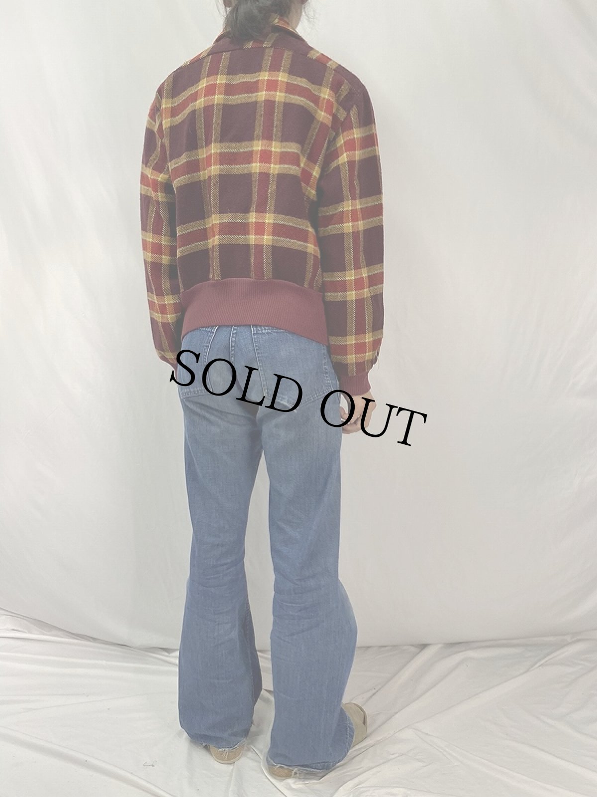 画像4: 70's INNOVATION チェック柄 ジャケット (4)