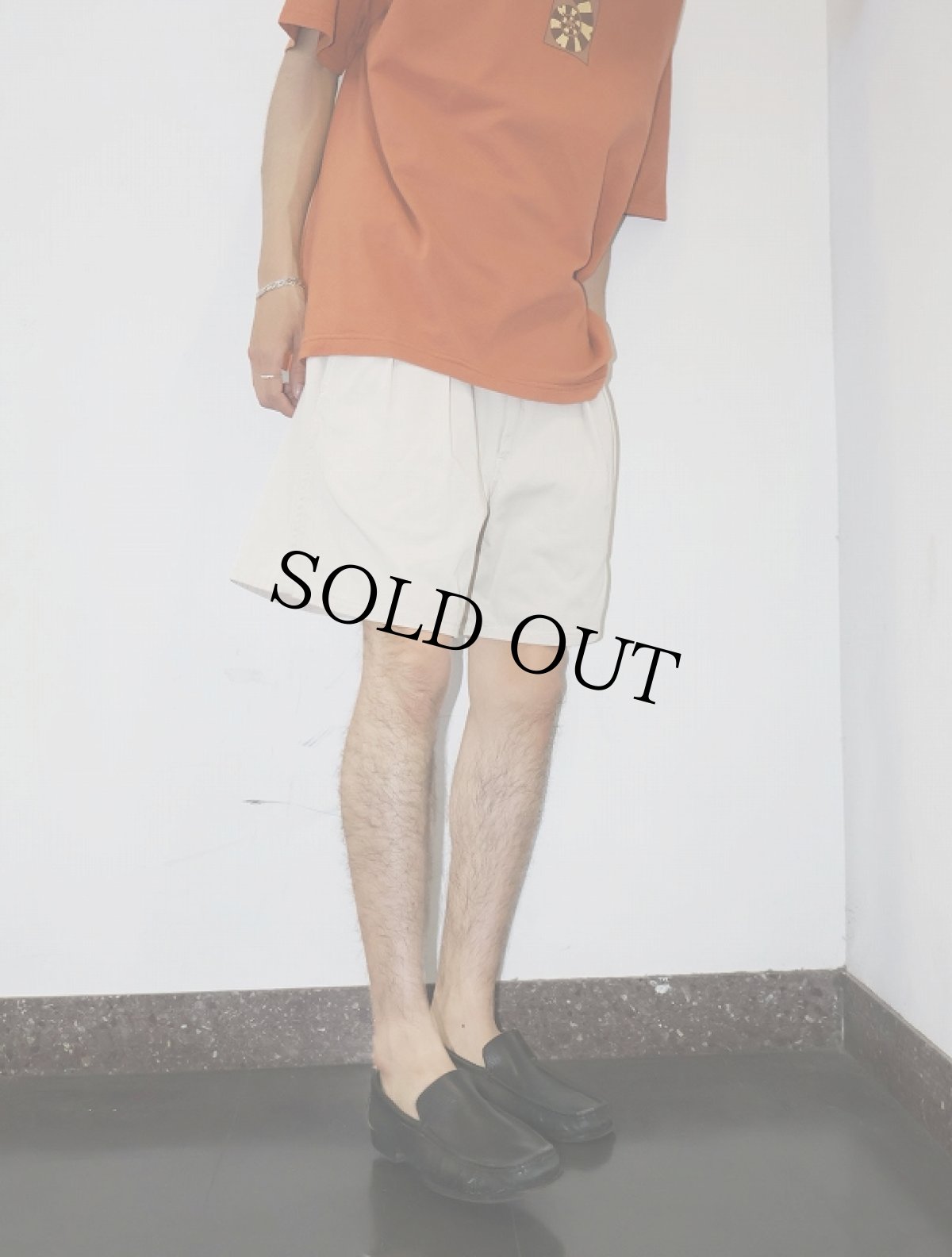 画像2: 90's POLO Ralph Lauren USA製 2タックチノショーツ BEIGE W32 (2)