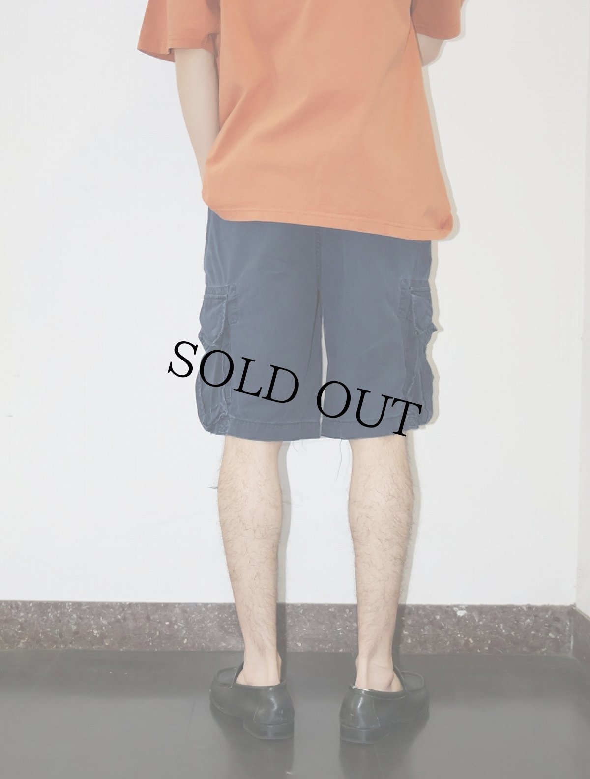 画像3: POLO Ralph Lauren HBT コットンカーゴパンツ NAVY W35 (3)