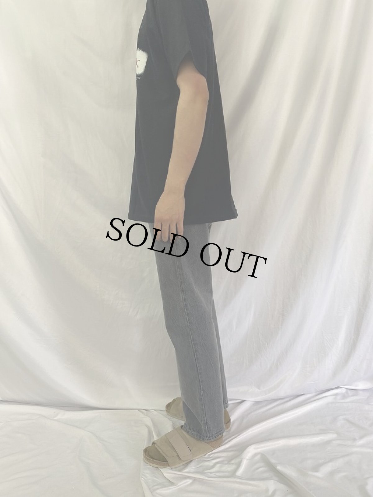 画像3: 80's Levi's 501 USA製 ブラックデニムパンツ W32 (3)