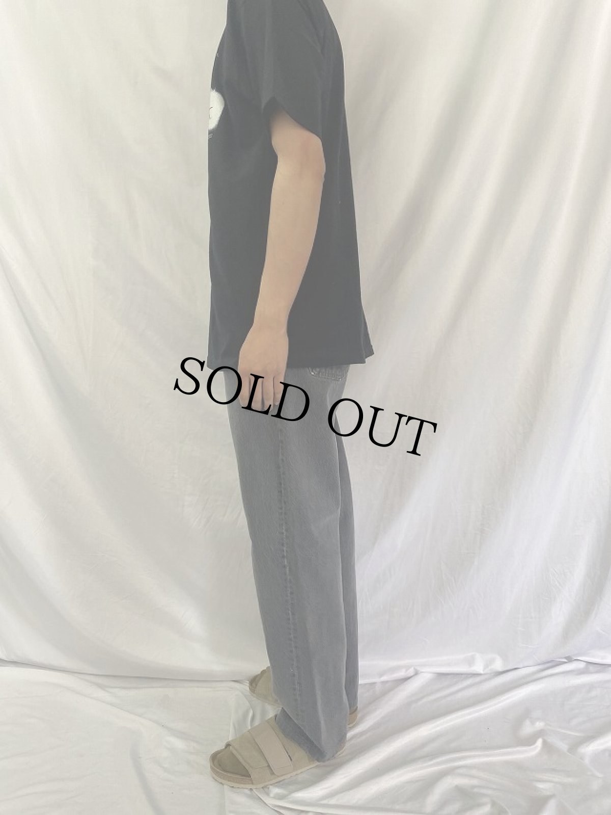 画像3: 80's Levi's 501 USA製 ブラックデニムパンツ W35 (3)