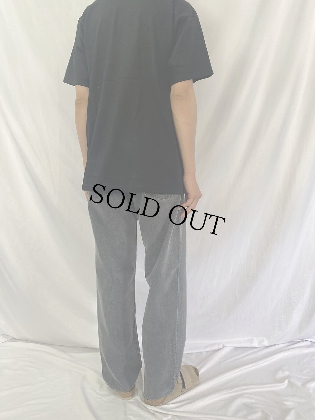 画像4: 80's Levi's 501 USA製 ブラックデニムパンツ W35 (4)