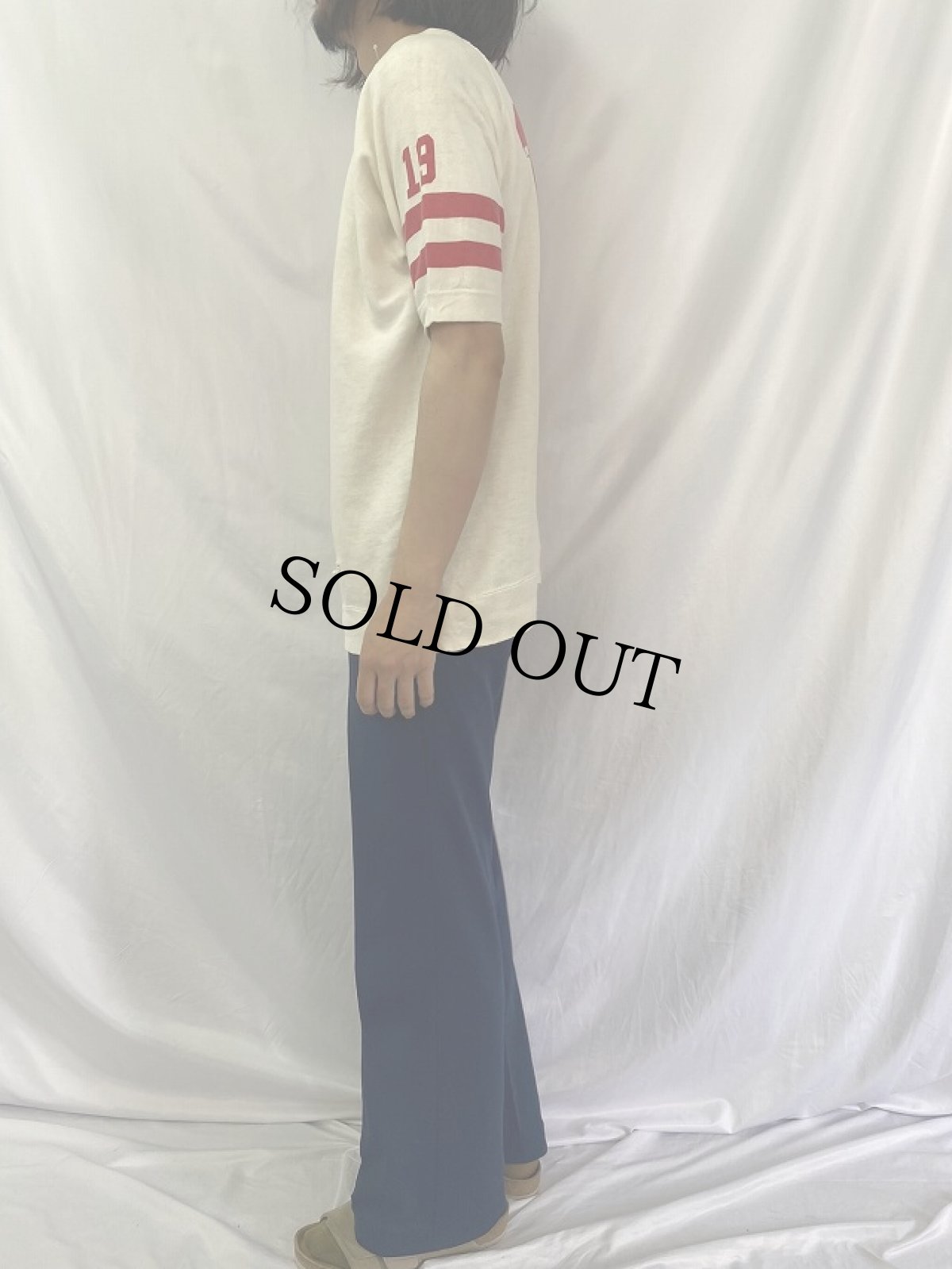 画像3: 60〜70's "19" ナンバリング ラグランスウェット (3)