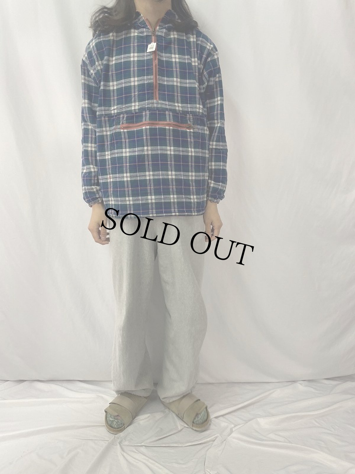 画像4: FORRESTEL リバーシブル コットンアノラックパーカー S (4)