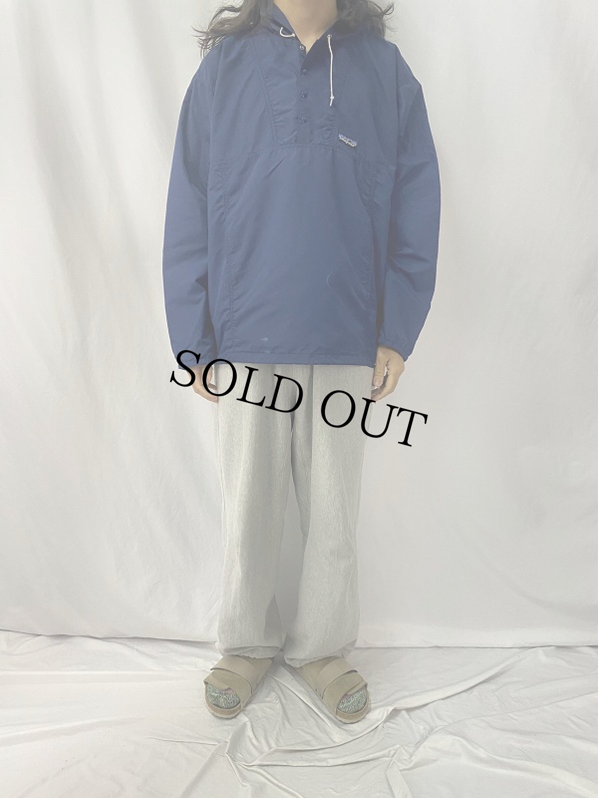 画像2: 90's Patagonia CANADA製 ナイロン×コットン アノラックパーカー (2)