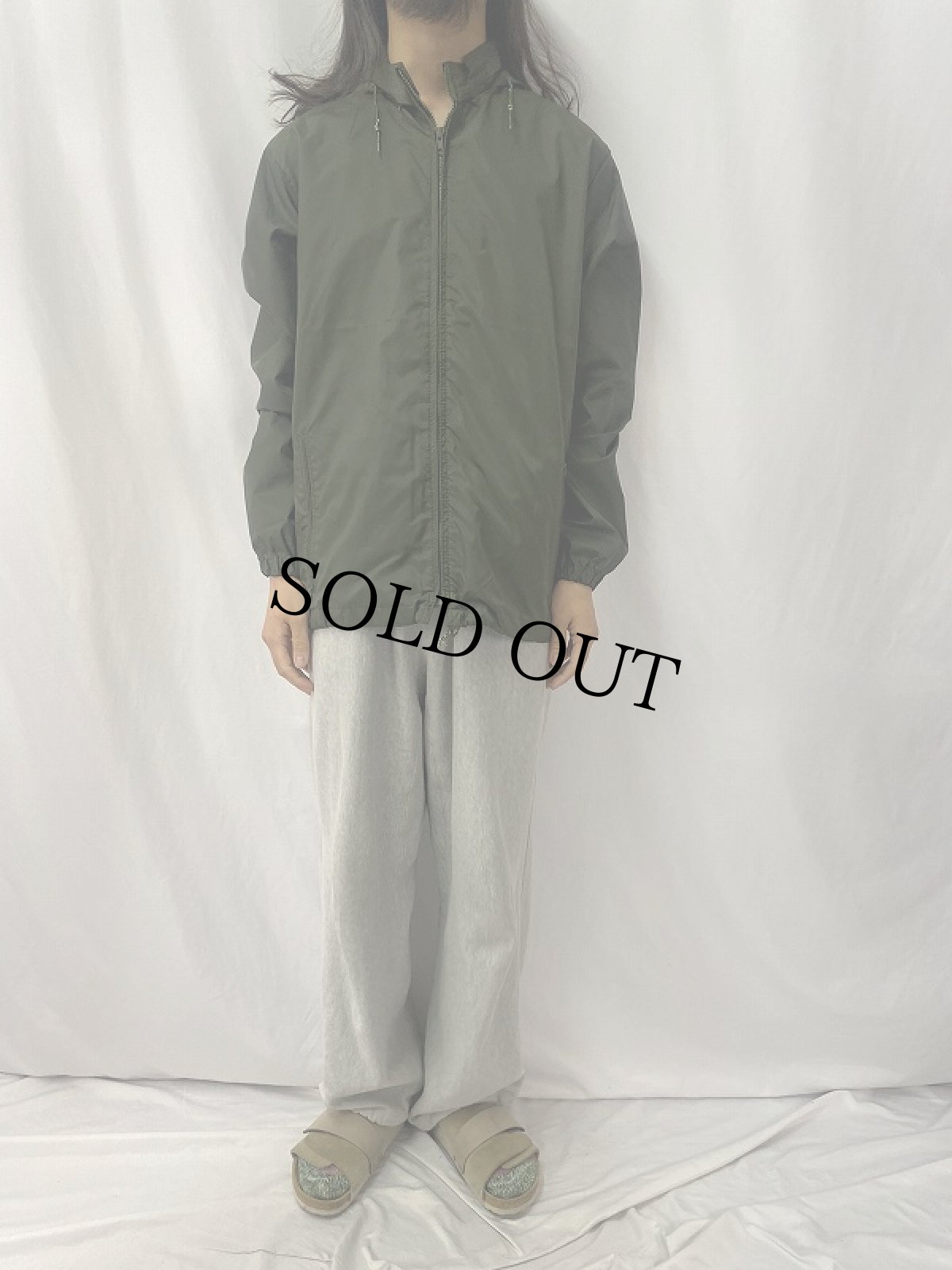 画像2: 70's L.L.Bean 筆記体タグ "ASPEN ANORAK" ナイロンジップパーカー L (2)