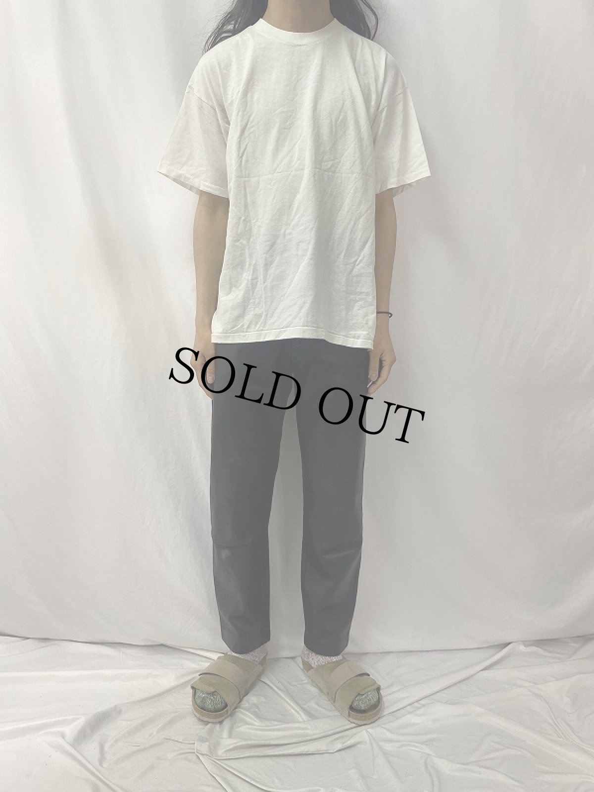 画像2: テーパード レザーパンツ W31 BLACK (2)