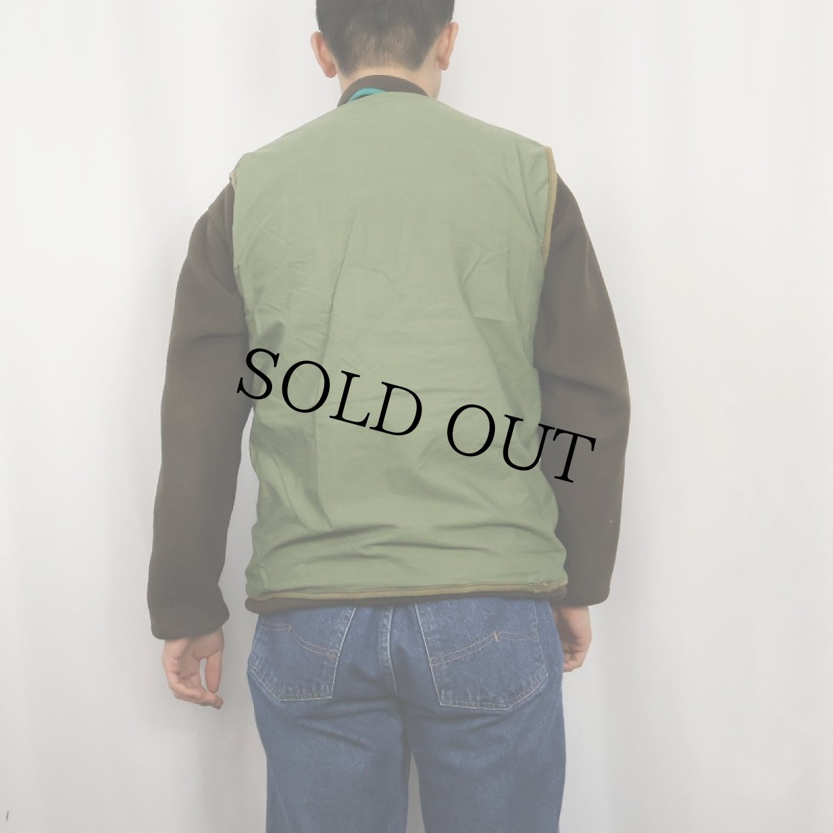 画像3: 裏ボア コットンベスト (3)