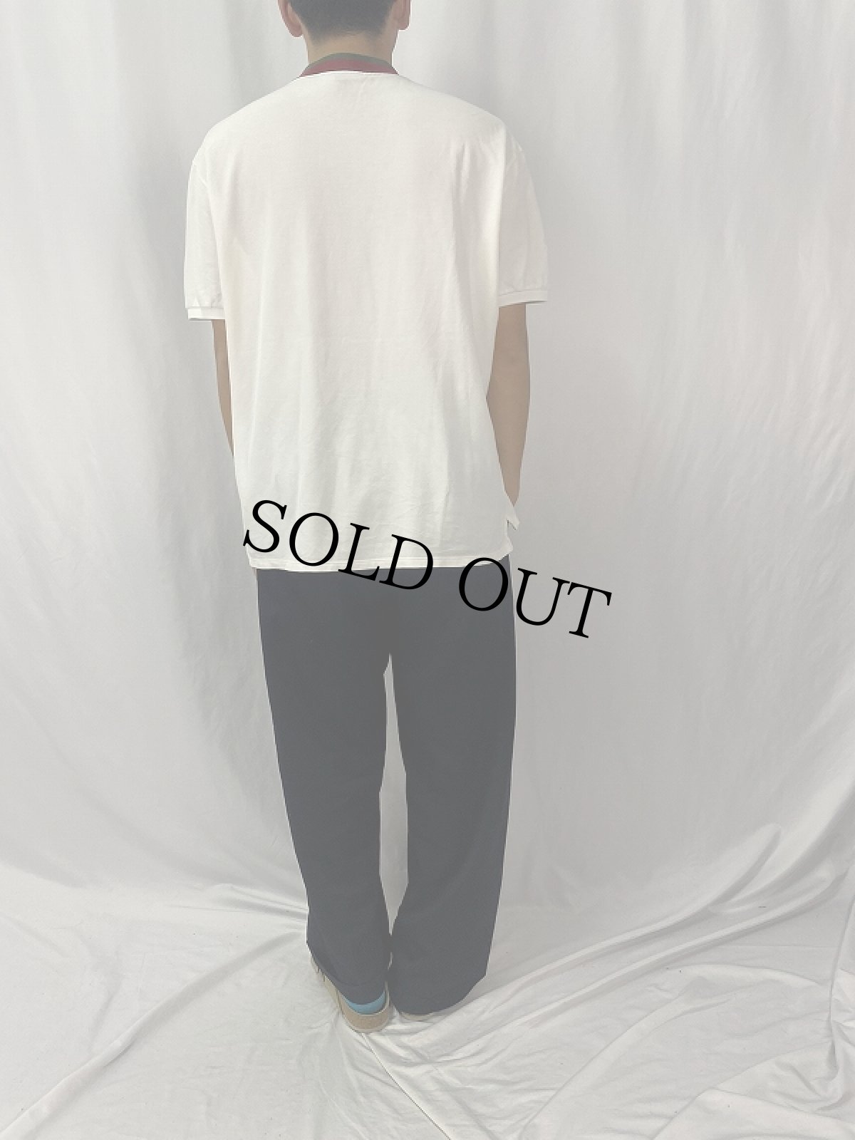 画像4: GUCCI ITALY製 ロゴ刺繍 ポロシャツ XXXL (4)