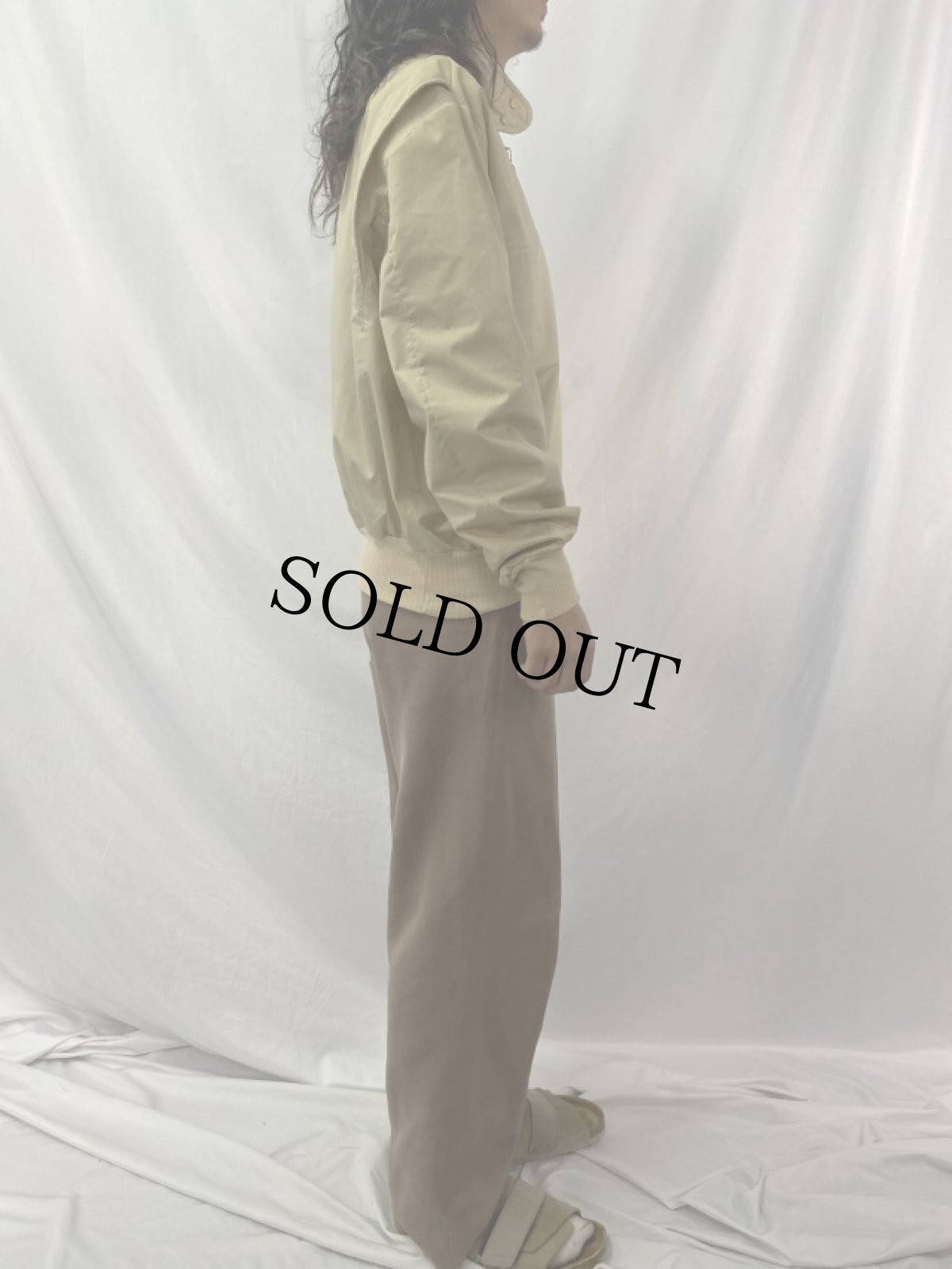 画像3: 60's Cober Knit ハーフジップ プルオーバージャケット M (3)