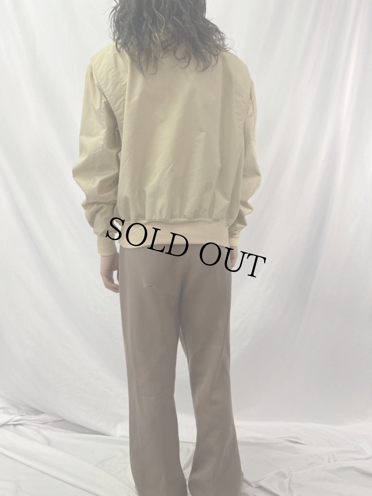 画像4: 60's Cober Knit ハーフジップ プルオーバージャケット M (4)