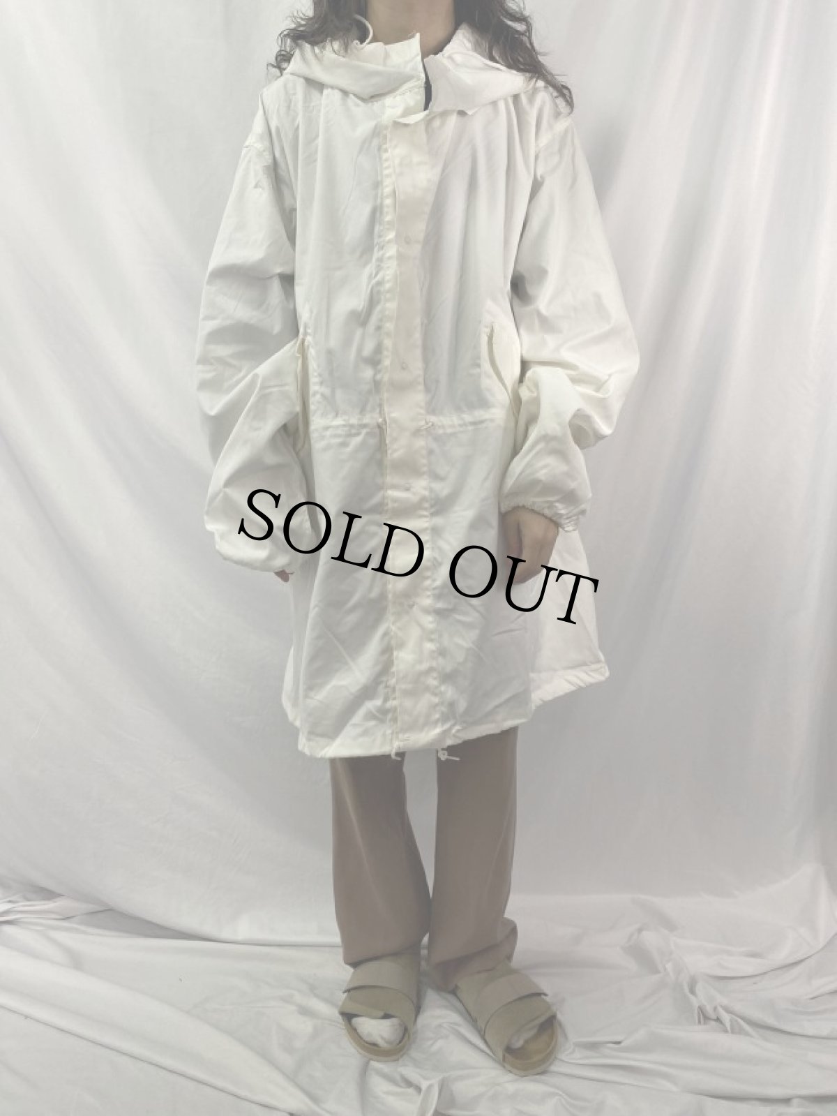 画像2: 80's U.S.ARMY スノーカモパーカー MEDIUM (2)