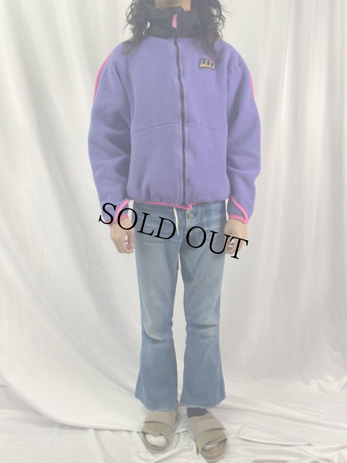 画像2: 90's NIKE AQUA GEAR USA製 フリースジャケット L (2)