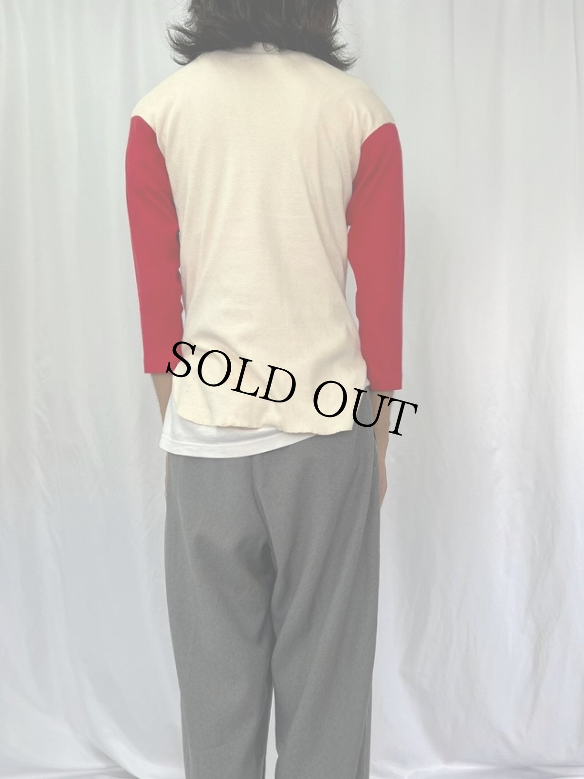 画像4: 70's Champion バータグ USA製 "HIGHLINE COLLEGE" ロンT M (4)