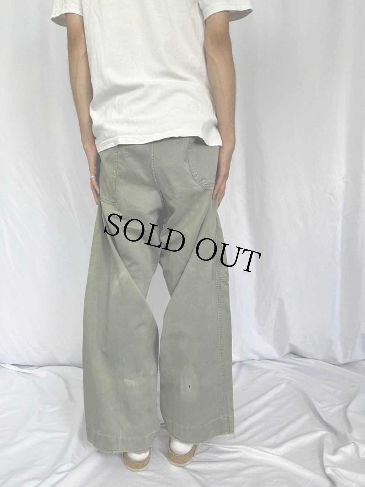 画像4: 50's U.S.AIR FORCE パッチワークリメイク ユーティリティートラウザーズ 34R (4)