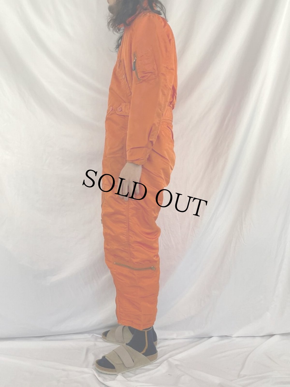 画像3: 60's U.S.AIR FORCE CWU-1/P フライトスーツ MEDIUM REGULAR (3)