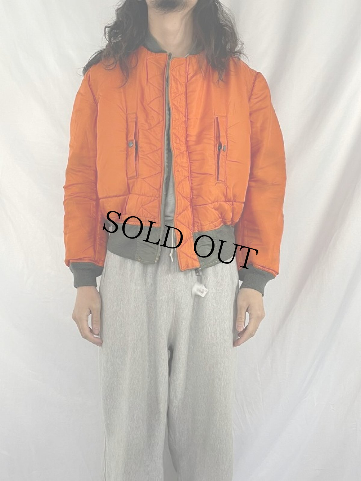 画像5: 60's U.S.AIR FORCE MA-1 Flight Jacket C TYPE MEDIUM (5)