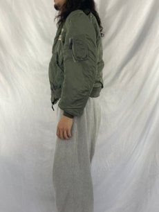 画像3: 〜60's U.S.AIR FORCE MA-1 Flight Jacket B TYPE 初期型 MEDIUM (3)