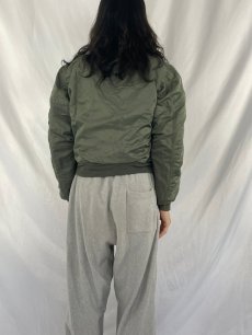 画像4: 〜60's U.S.AIR FORCE MA-1 Flight Jacket B TYPE 初期型 MEDIUM (4)