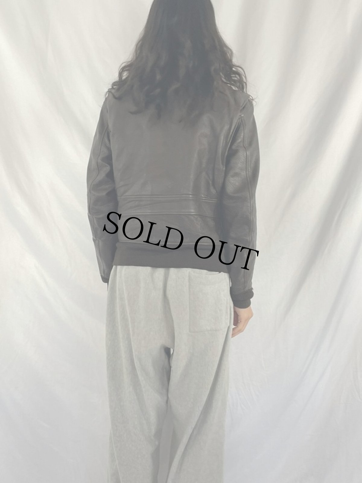 画像4: 70's U.S.NAVY G-1フライトジャケット 40 (4)