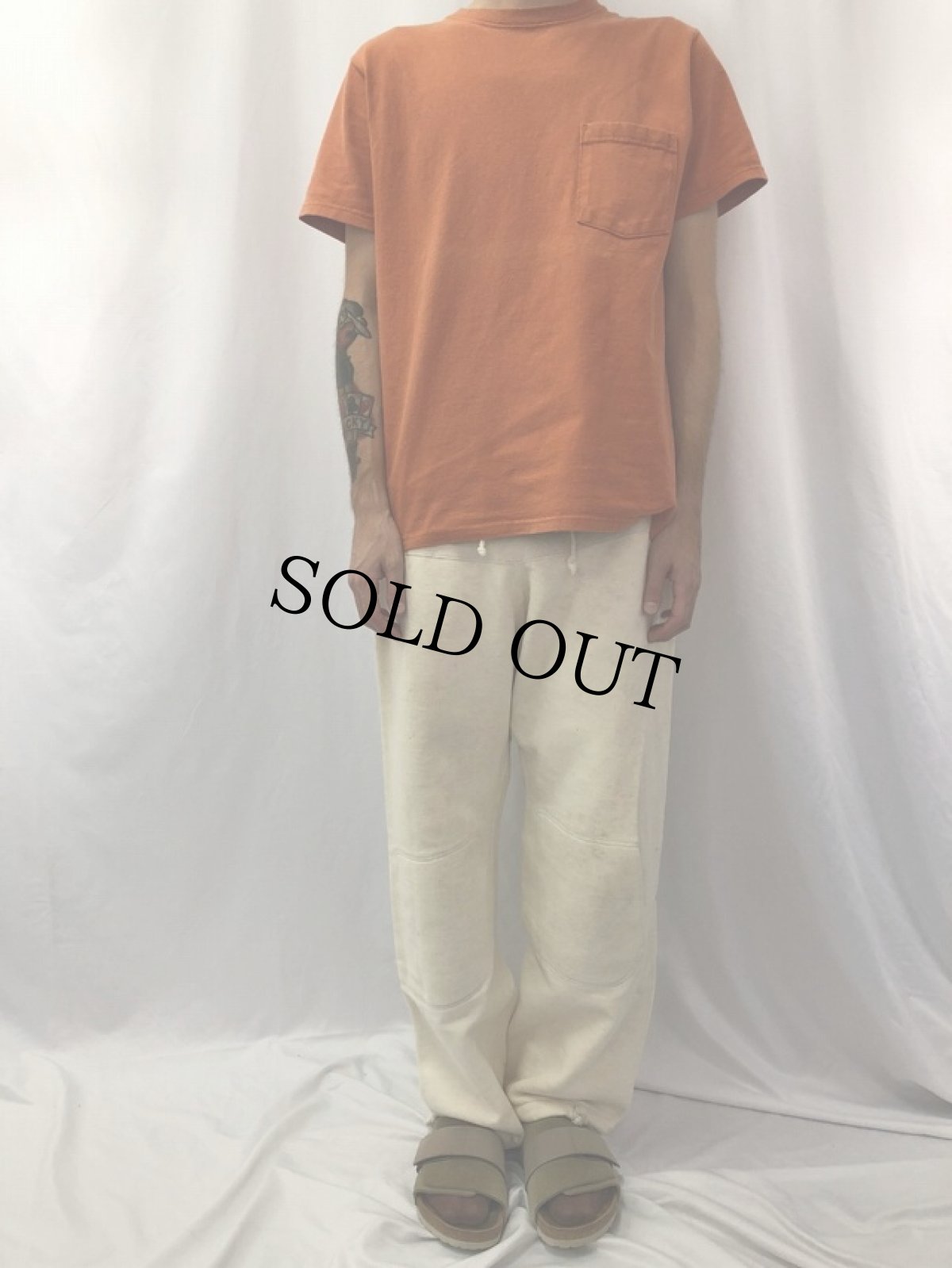 画像2: 40's USN ダブルニースウェットパンツ M (2)