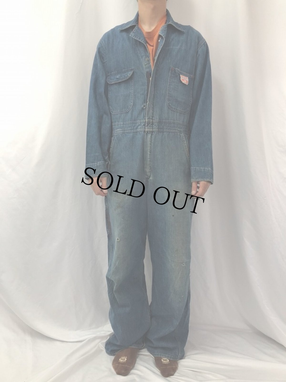 画像2: 50's PIONEER デニムオールインワン (2)