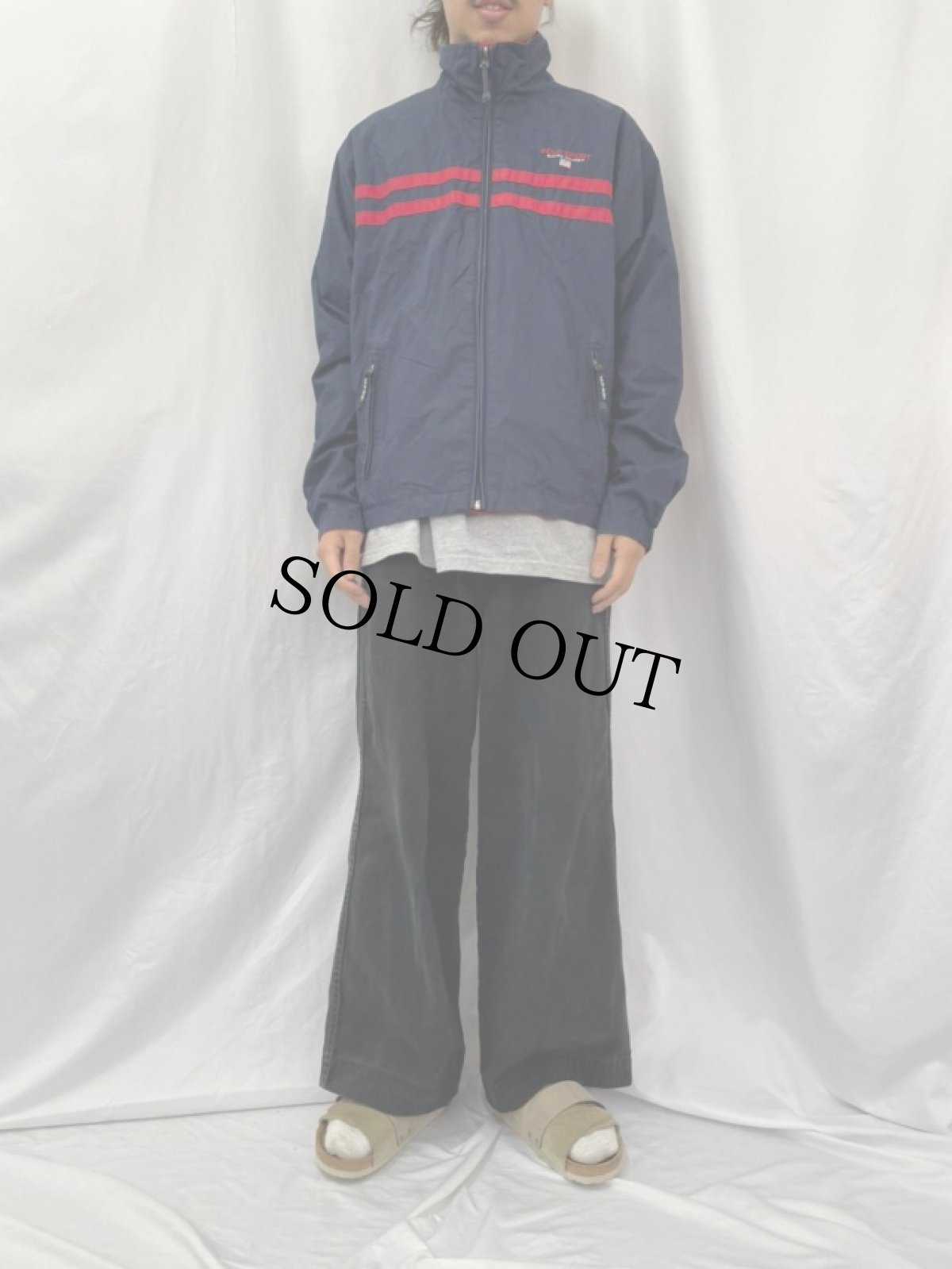 画像4: 90's POLO SPORT Ralph Lauren リバーシブル コットンスウィングトップ L (4)