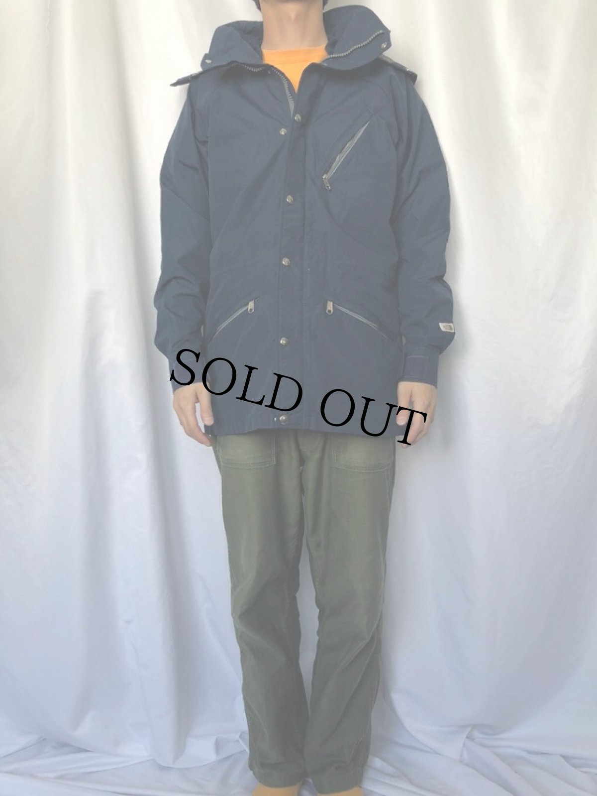 画像2: 80's THE NORTH FACE 茶タグ USA製 GORE-TEXパーカー M (2)