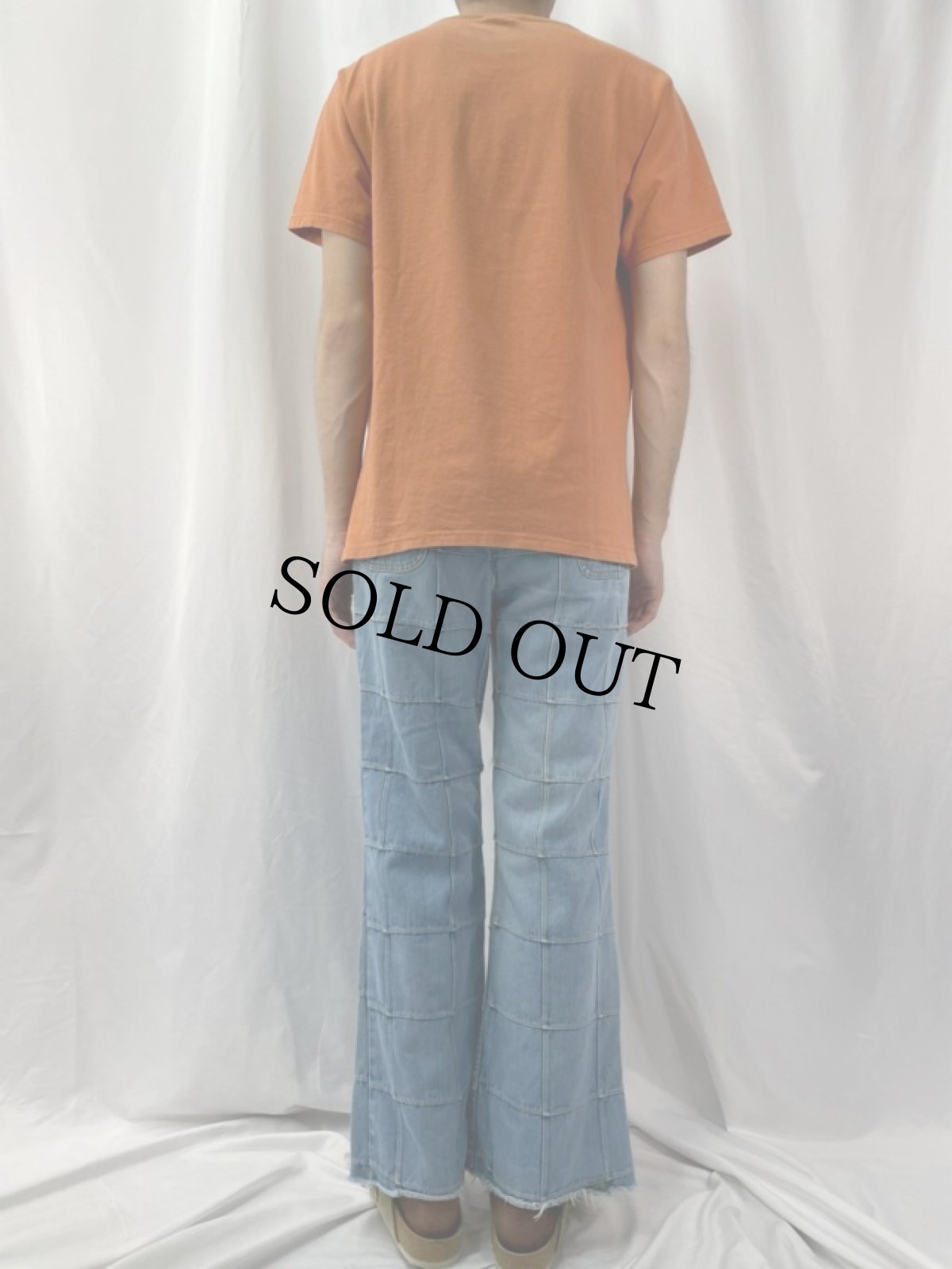 画像4: 90's HiGEAR パッチワークデニムフレアパンツ XL (4)