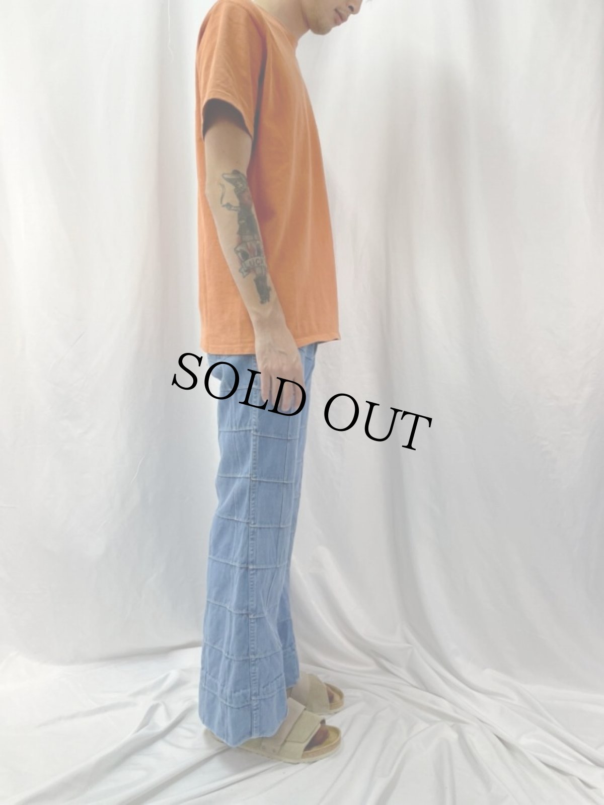 画像3: Fred Meyer パッチワークデニムフレアパンツ 13 (3)