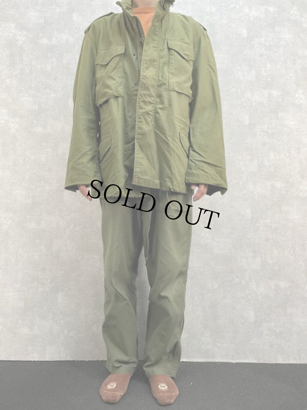 画像2: 70's U.S.MILITARY M-65 フィールドジャケット 3rd LARGE-REGULAR (2)