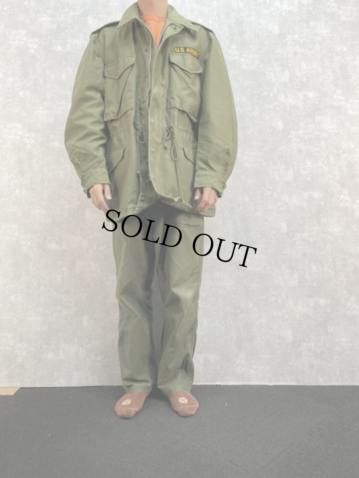 画像2: 50's U.S.ARMY M-51 フィールドジャケット パッチ付き REGULAR-MEDIUM (2)