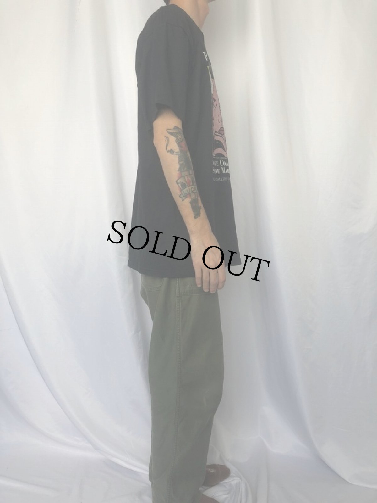 画像3: 90's Roy Lichtenstein "THE PRIVATE COLLECTION OF STEVE MARTIN" ポップアートTシャツ L (3)