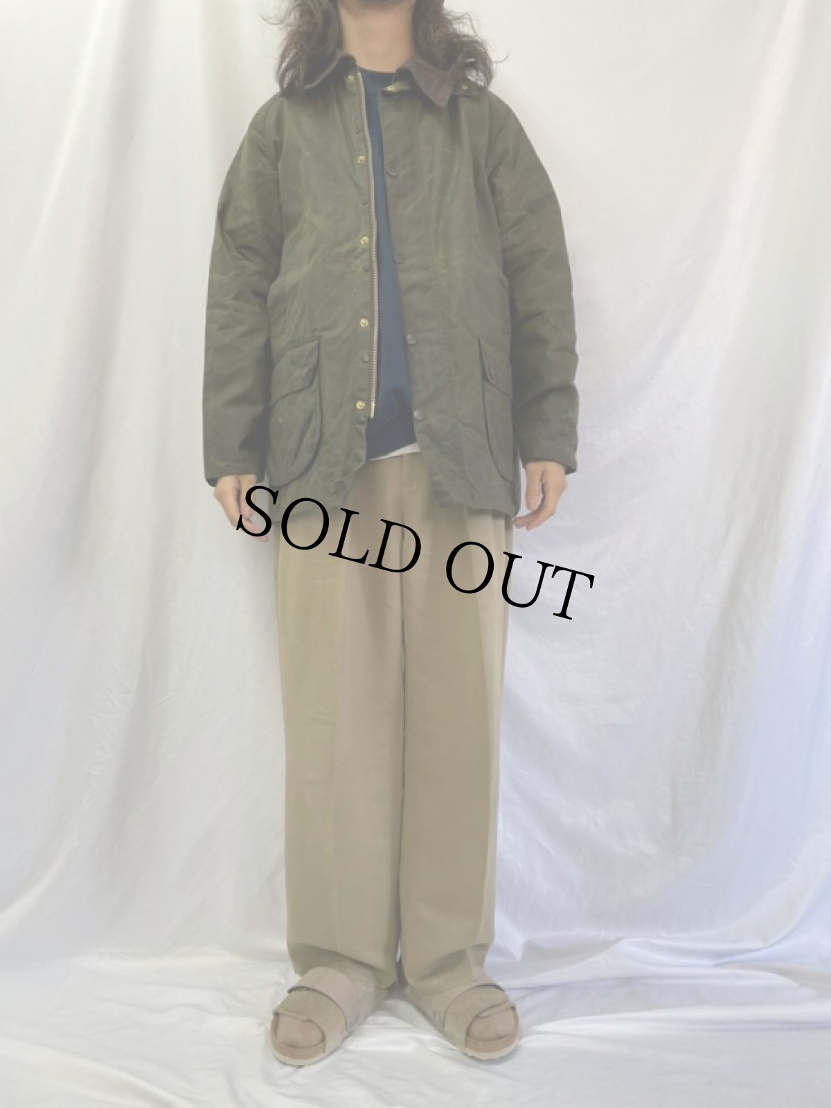 画像2: 90's Barbour ENGLAND製 "BEDALE" 3ワラント (2)