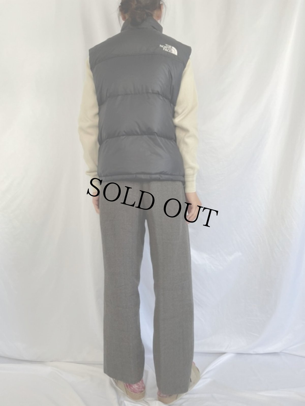 画像4: 90's THE NORTH FACE NUPTSE ダウンベスト M (4)