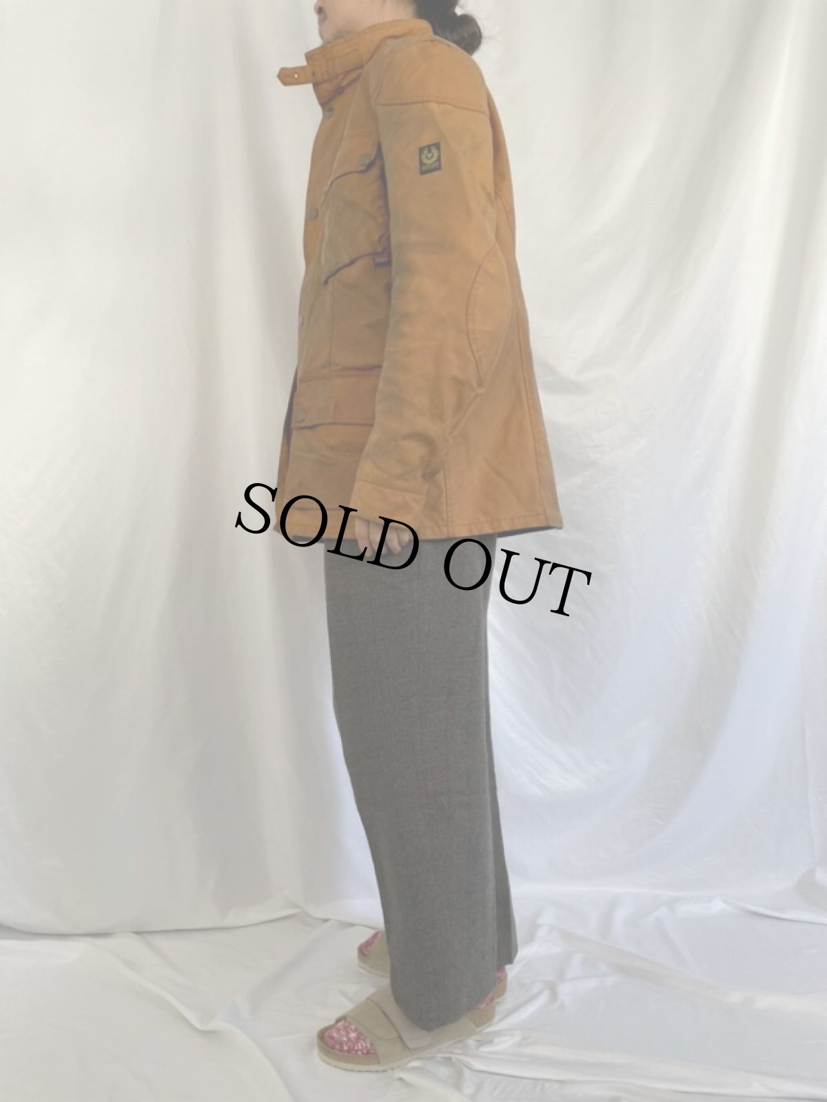 画像3: Belstaff ITALY製 "TRIALMASTER" プロテクター入り オイルドジャケット XXL (3)