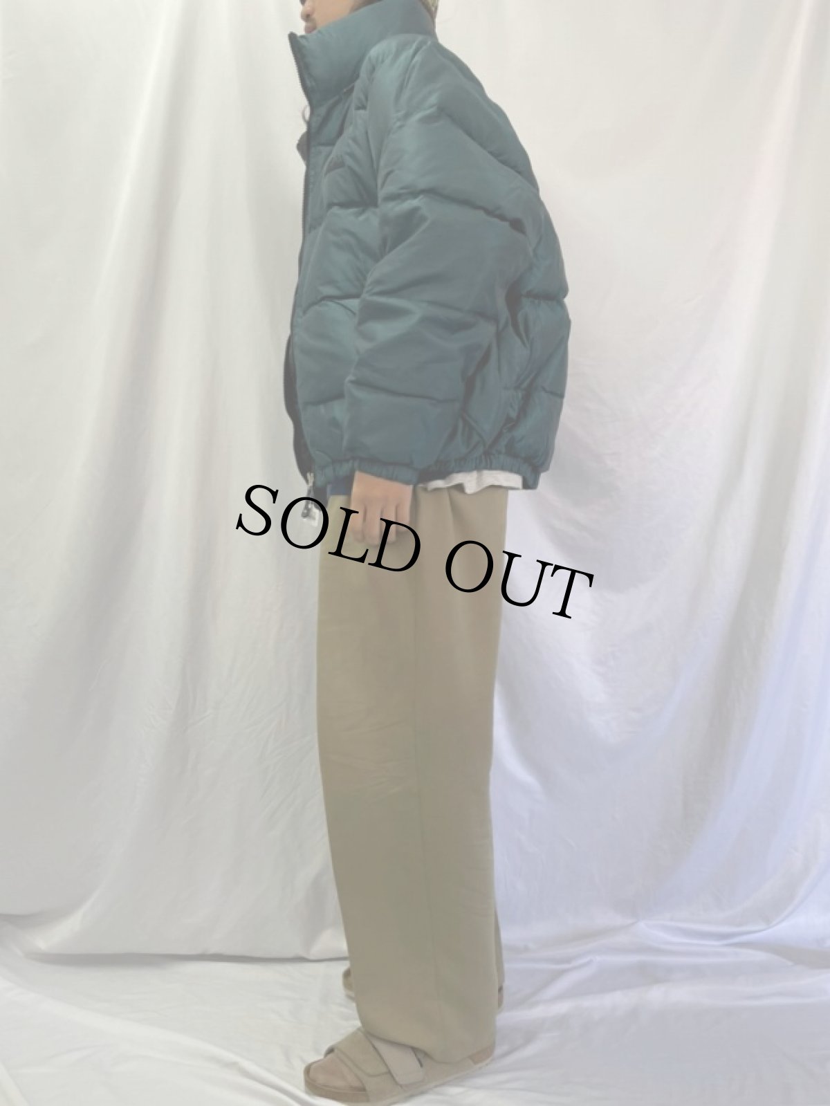 画像4: 90's FIRST DOWN リバーシブル ダウンジャケット XL (4)