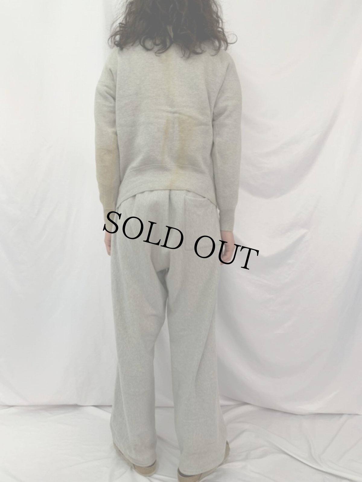 画像4: 50〜60's 前V 無地スウェット (4)