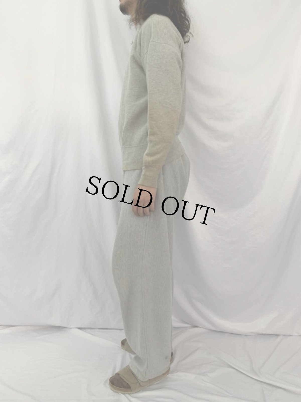 画像3: 50〜60's 前V 無地スウェット (3)