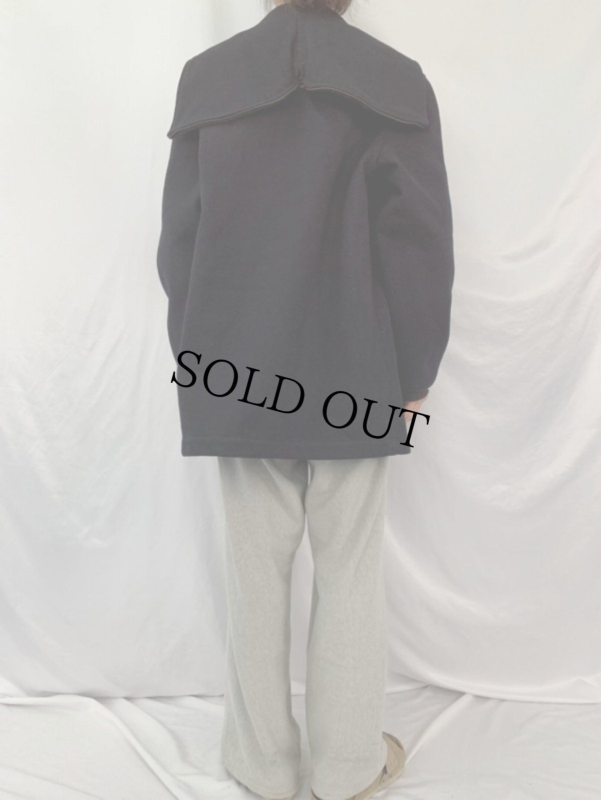 画像5: 70's U.S.NAVY ラビットフード カデットコート MEDIUM LONG (5)