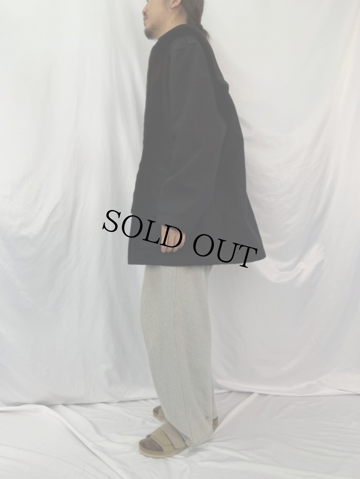 画像4: 70's U.S.NAVY ラビットフード カデットコート MEDIUM LONG (4)