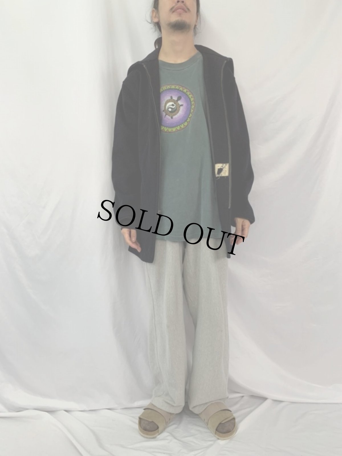 画像3: 70's U.S.NAVY ラビットフード カデットコート MEDIUM LONG (3)