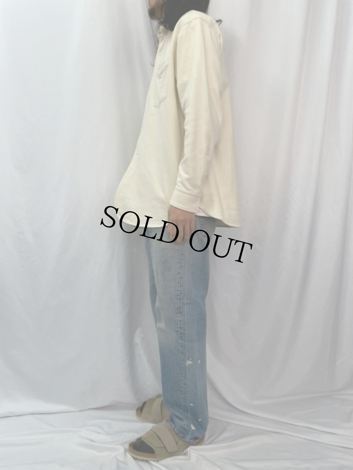 画像3: 80's Levi's 501 ブランクタブ デニムパンツ W35 (3)