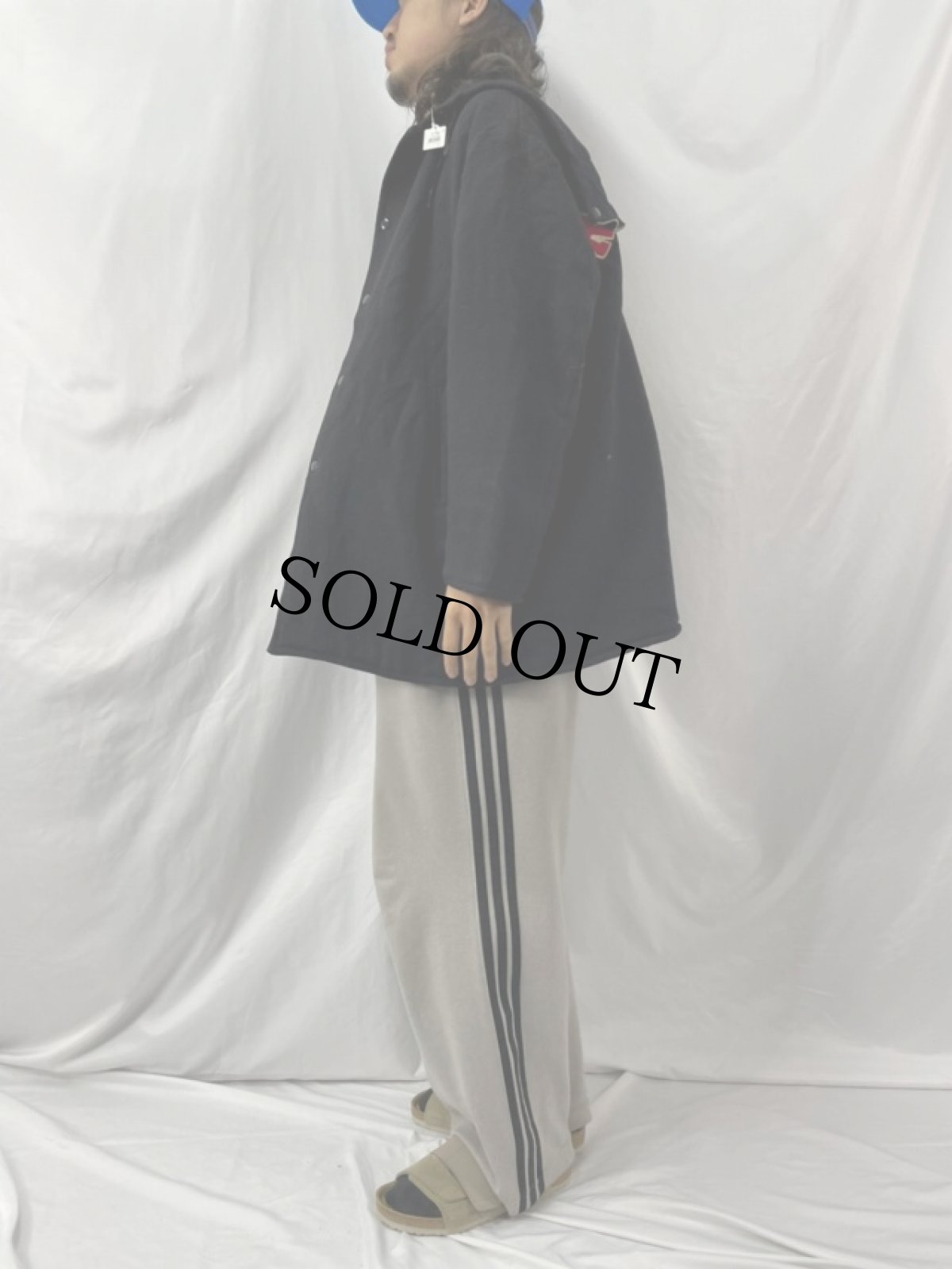 画像4: 50's ALDEN "RUTGERS" ラビットフード ウールベンチジャケット L (4)