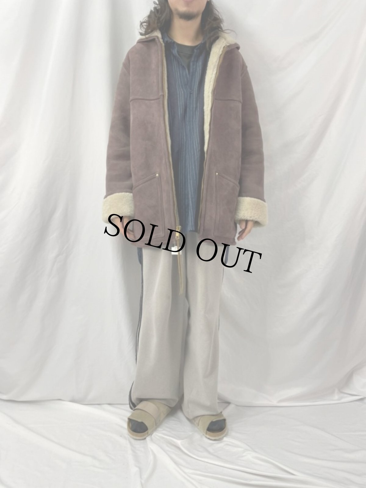 画像2: 70's French Creek Sheep & Wool Co. ムートンジャケット (2)