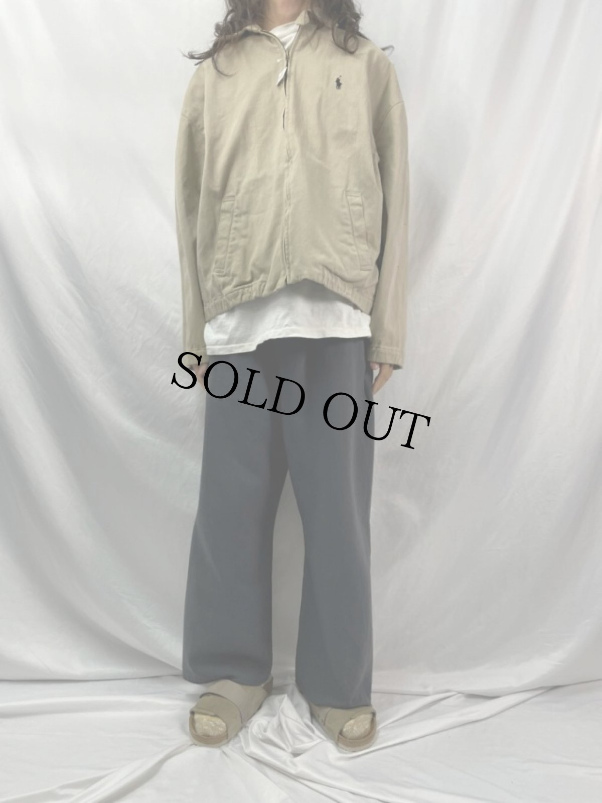 画像2: 90's POLO SPORT Ralph Lauren コットンスウィングトップ XL (2)