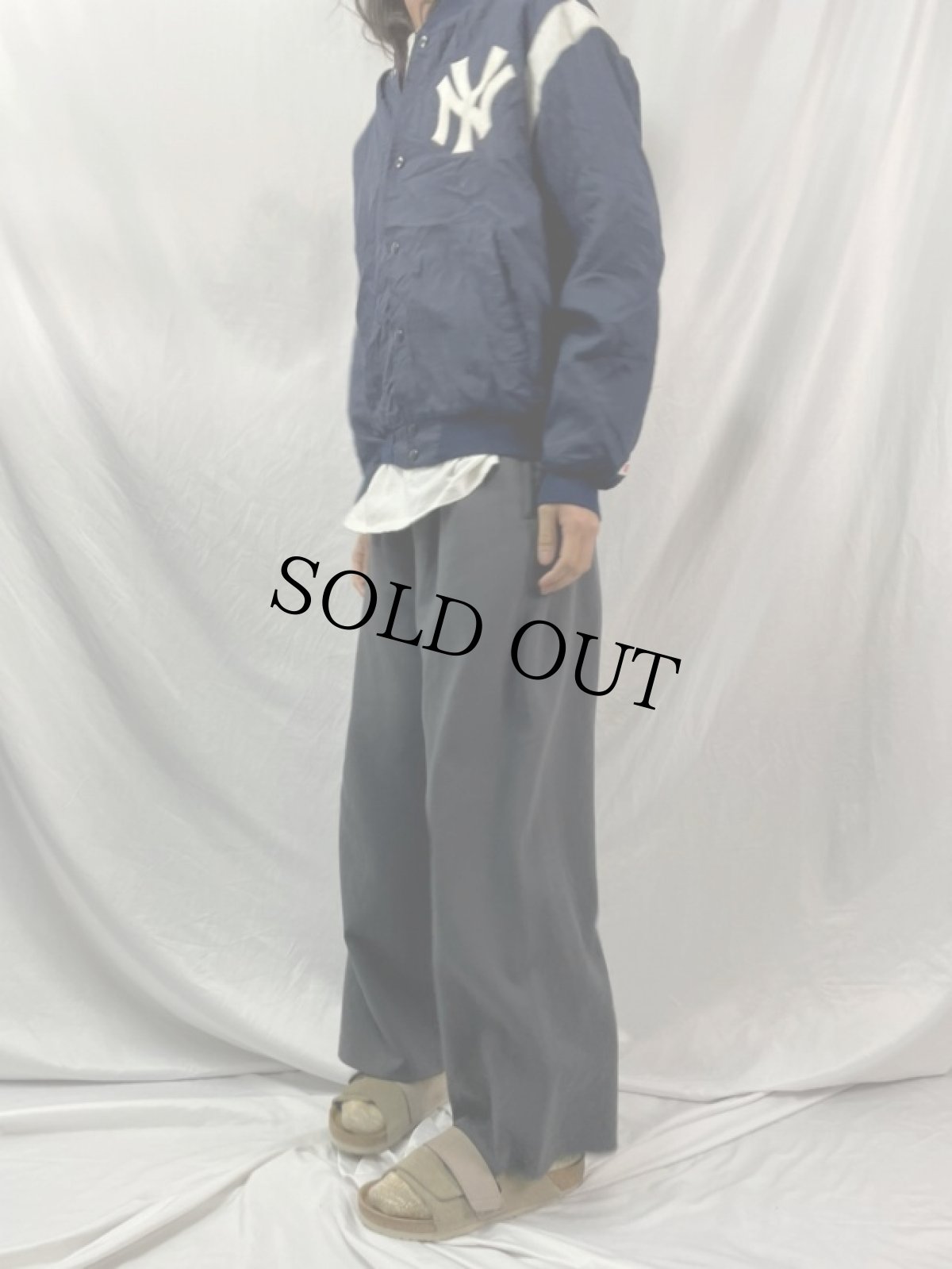 画像3: 90's Swingster USA製 "New York Yankees" ベースボールジャケット L (3)